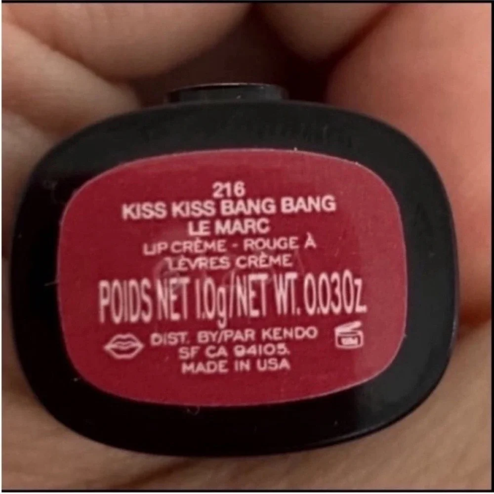 NEW RARE NEW Marc Jacobs Mini Kiss Kiss Bang Bang Lipstick